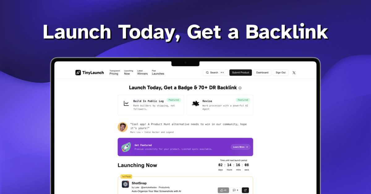 TinyLaunch